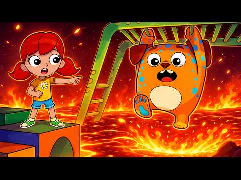 Playground Is Lava Remix 🔥 Kids Movement Song | Barkster