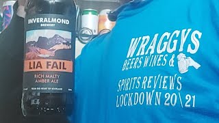 Scottish Beer Night - Lia Fail Amber Ale From Inveralmond Brewery - Review #2319