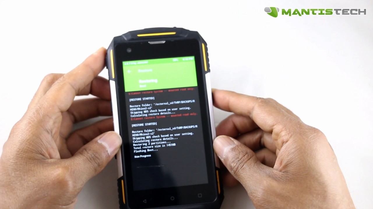How to update RUGGEX RHINO 2 Firmware with TWRP