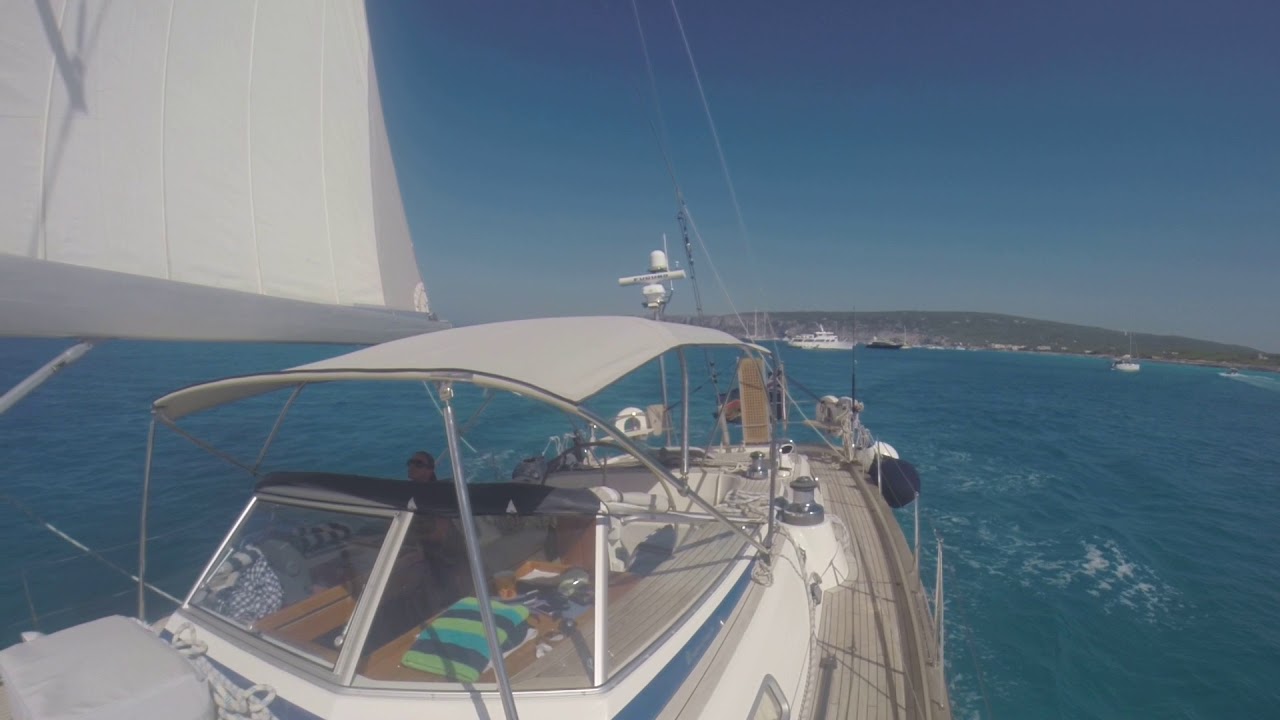2016 – Sailing Formentera – Sailing Balearics – Sailing Spain – HR54 Cloudy Bay – Aug 2016