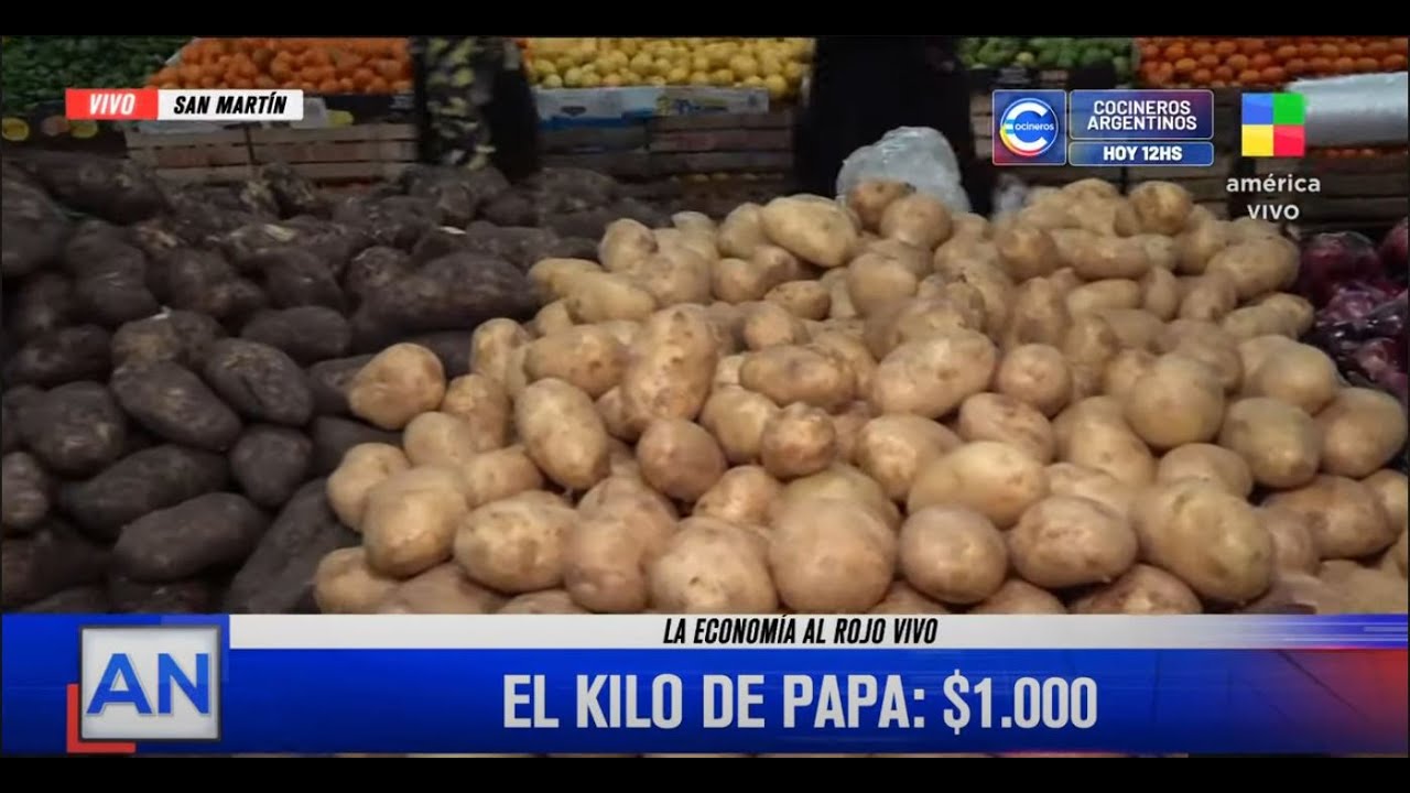 El precio de la papa se duplica en Argentina debido a las heladas