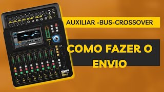 Auxiliares Na Mesa De Som Skp D Touch 20