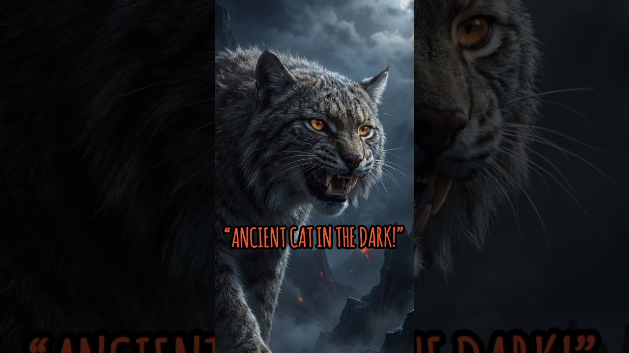 “Night Hunt of the Lost Prehistoric Cat – Real Ancient Predator Footage!”