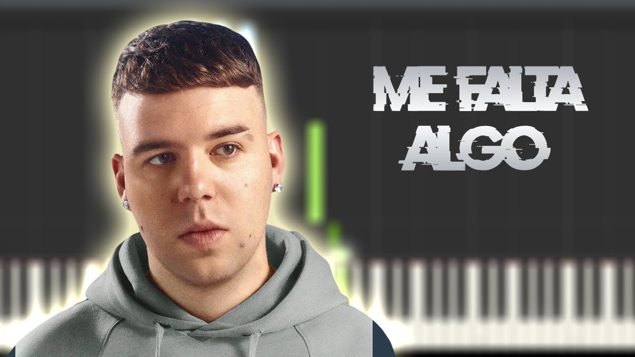 ME FALTA ALGO - Quevedo | Instrumental Piano Tutorial / Partitura / Karaoke / MIDI