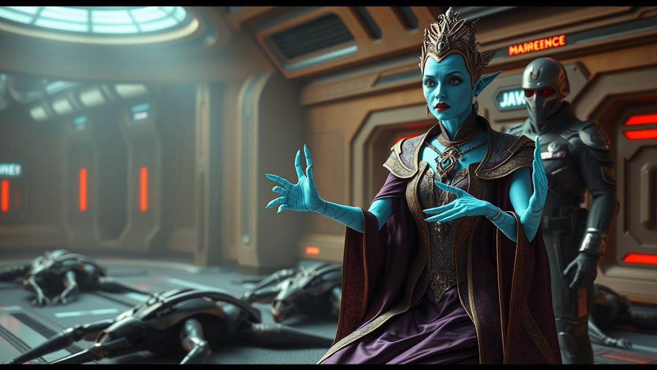 Alien Princess Thought Her Human Escort Was Useless—Until He Disabled 12 Assassins | A Short Sci-fi