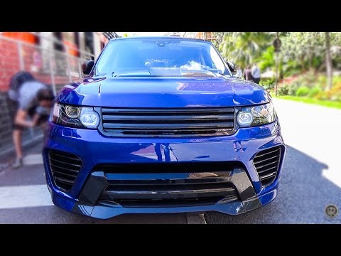 Overfinch Supersport Range Rover SVR - LOUD EXHAUST SOUNDS IN MONACO!