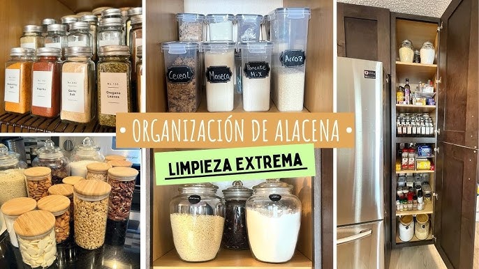 Organiza tu despensa reutilizando los frascos de cristal Marcilla Soluble  Crème Express.