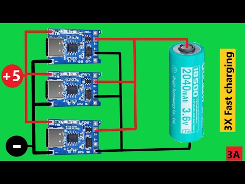 Great idea - Charge Your High Capacity Batteries Fast and Safe Using TP4056