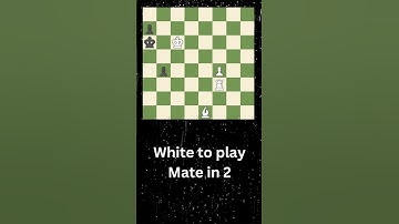 Mate in 2. Can you find it? #chess #chesspuzzle #chesstactics #matein2