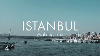 Istanbul | City Center | Walking Tour | 4K