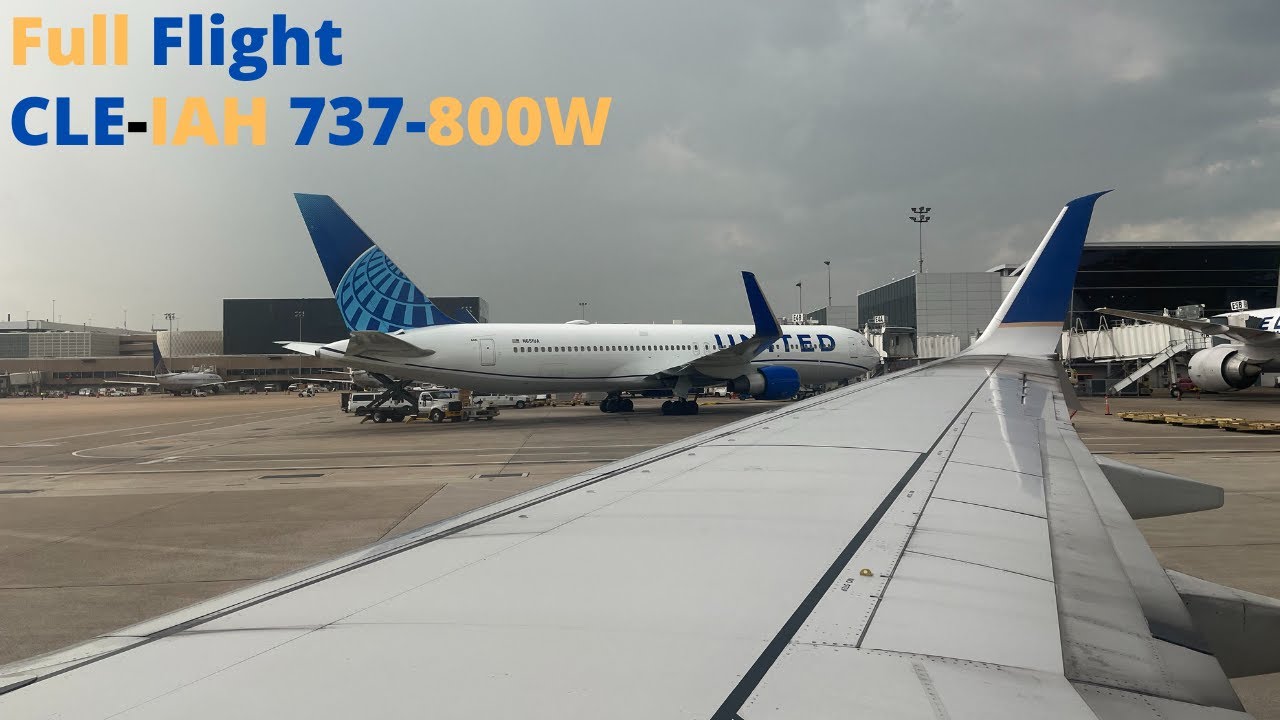 Full Flight United Airlines 737800W CLEIAH Economy YouTube
