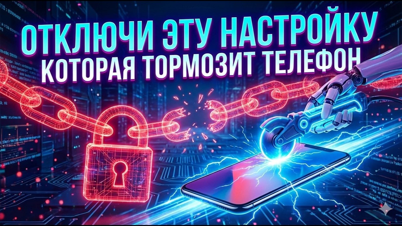 ТЕЛЕФОН СТАНЕТ ЛЕТАТЬ! Отключи ЭТУ настройку, которая всё тормозит
