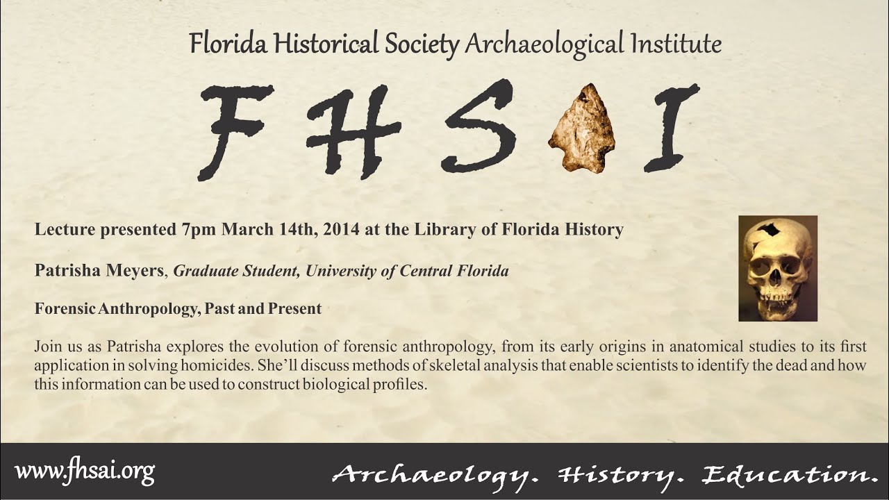 20140314 FHSAI Lecture Patrisha Meyers