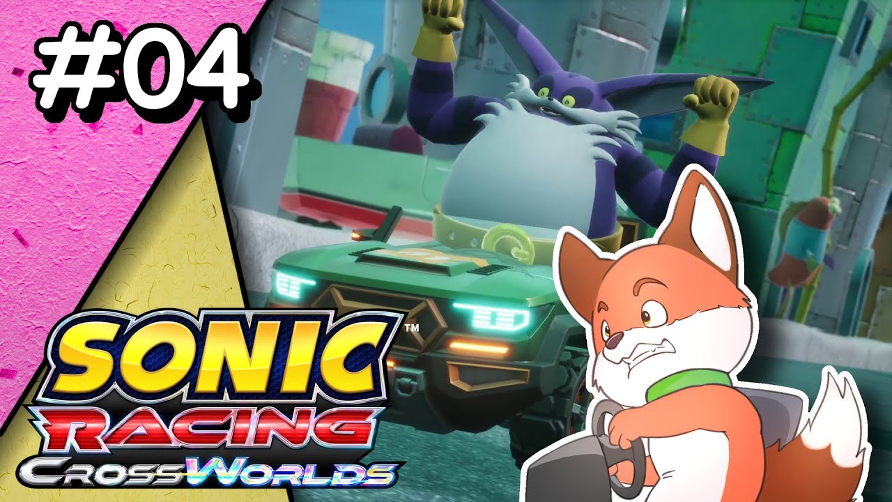 Three Furries Play Sonic Racing - SpongeBob SquarePants Festival - Part 4