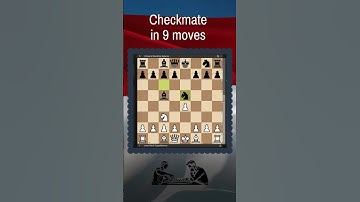 checkmate in 9 moves #chess #checkmate #skakmat #trap #shortvideo #shorts