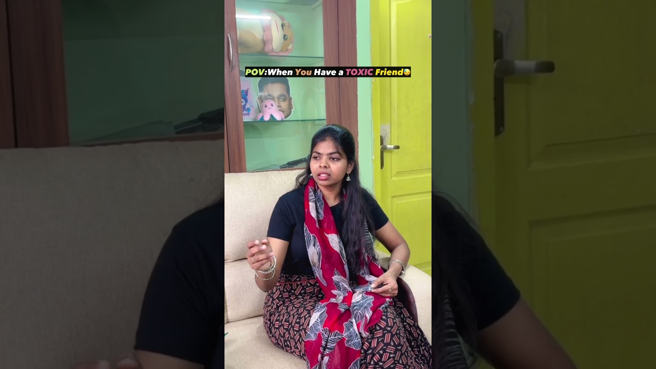 When You Have a Toxic Friend😓Watch till the end🥲 #sharmilageorge #shorts
