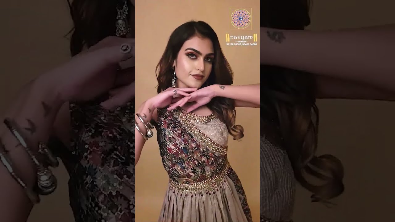 DESIGNER GOWN I NAVAYM FASHION FACTORY I SURAT/DELHI I