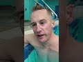 How pool therapy helps a jockey recover from a broken leg