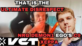 FNS Reacts to NRG DEMON Disrespecting C9 XEPPA | VCT AMERICAS