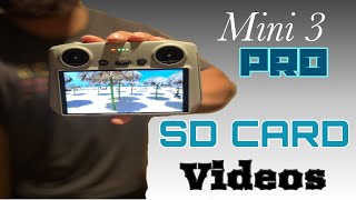 How to watch SD card videos on dji mini 3 RC remote‼️|| DJI MINI 3 PRO