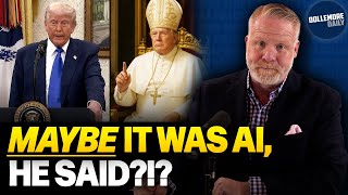 Donald Trump Arrogantly Denies Posting AI Images of Himself as Pope!