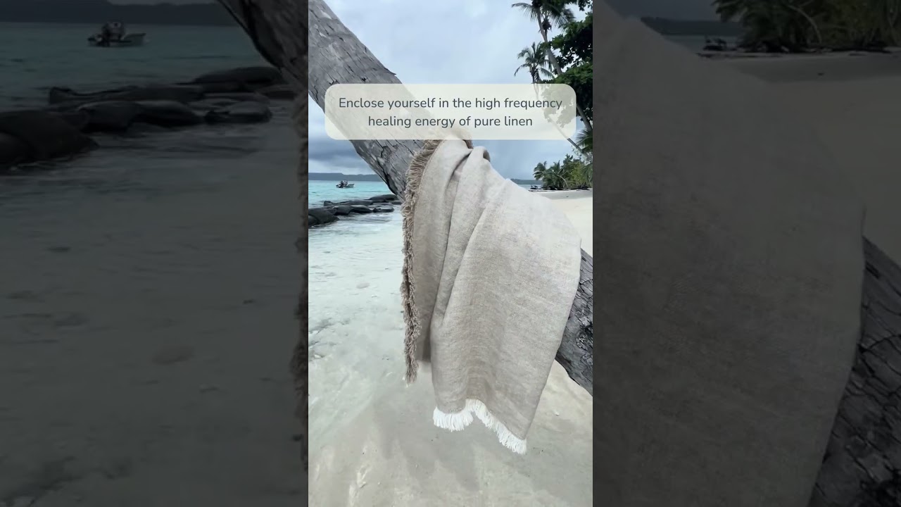 Pure French Linen Shavasana Blanket