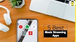 5 best music streaming apps | Spotify, Apple Music, YouTube music, and more..  - Durasi: 4:04. 