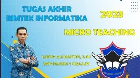 Micro teaching untuk Tugas Bimtek Informatika 2023 –  Aplikasi Scratch