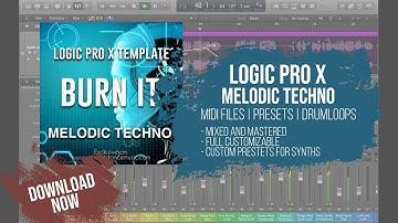 #MelodicTechno #LogicProX Template - Burn It by Saftik