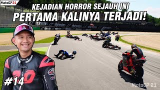 GAME INI FIX REALISTIS, TINGGAL RED FLAGNYA DOANG?! - MotoGP 21 Career Gameplay #14 (PC) Indonesia