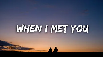 Justin Vasquez Cover - When I Met you (Lyrics)