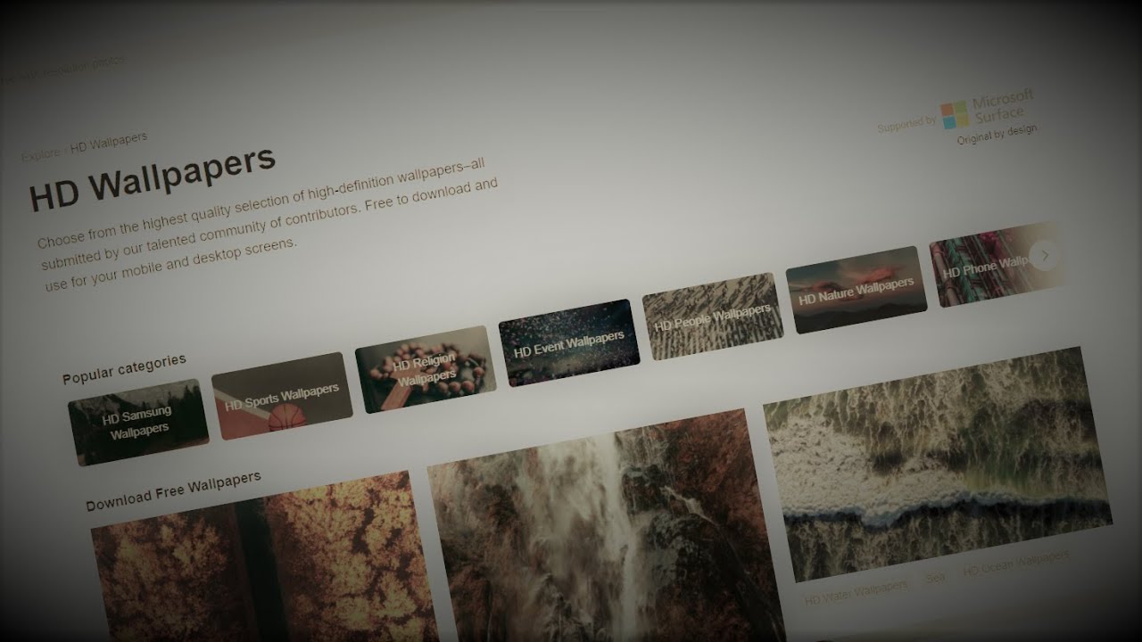 How to get HD Wallpapers For Free YouTube