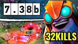 Pure Damage Laser 32Kills + Rampage 7 38b🔥🔥Valve Broke Tinker This Patch🔥🔥