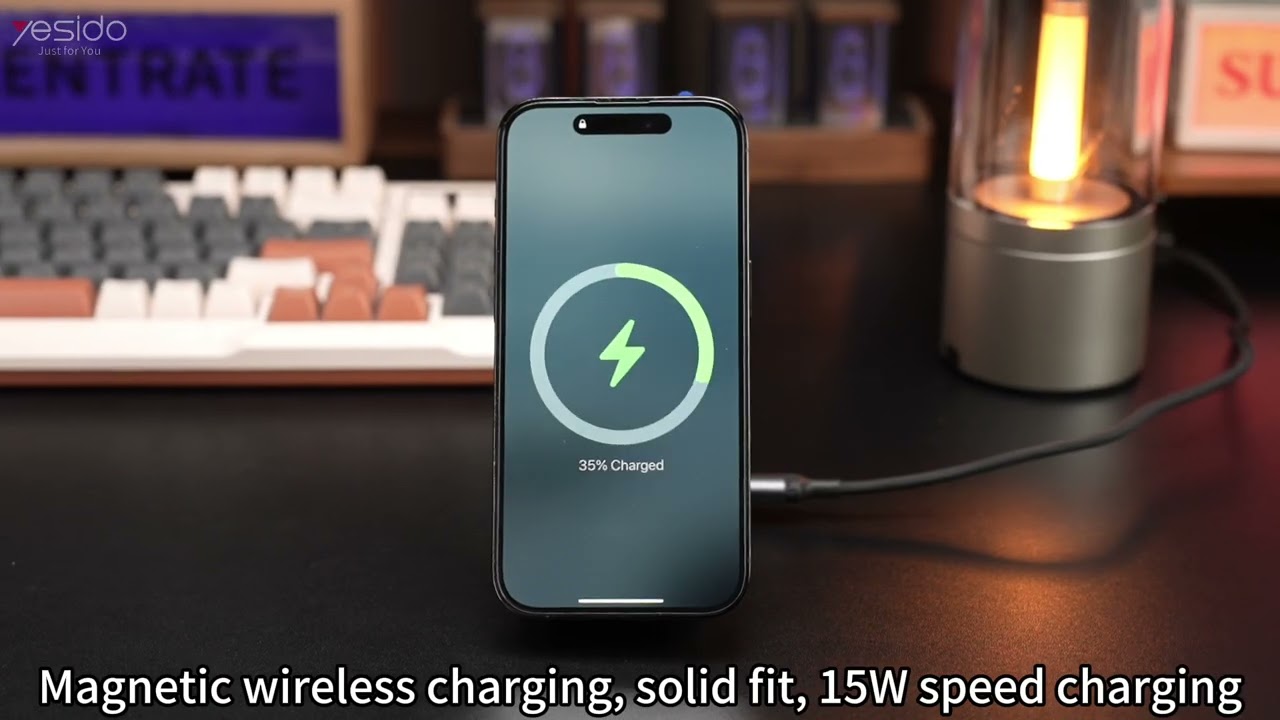 Yesido DS27 – Ładowarka Indukcyjna 3w1 | Stand 15W dla Apple Watch! ⌚⚡