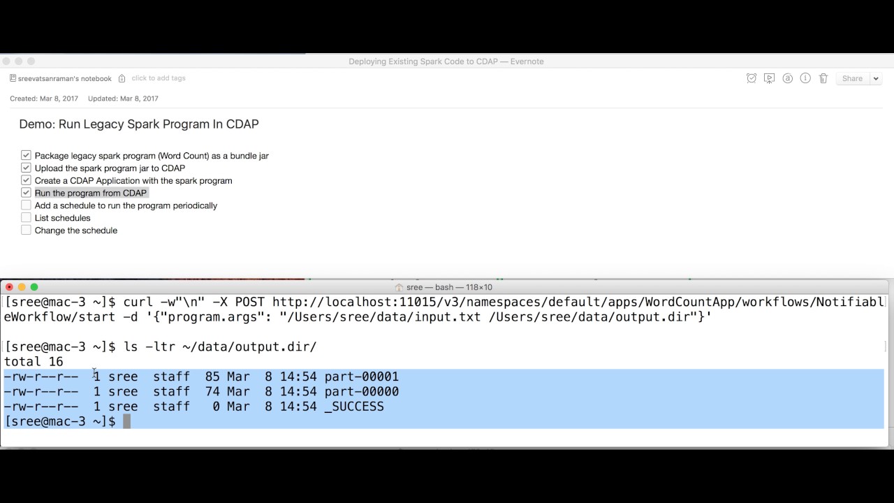 [SCREENCAST] [Advanced] Running your Spark applications in CDAP without modifications