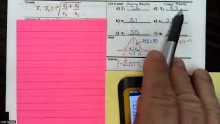 20 Unit 4T Assignment 2 Sample T Interval Adult Play Time