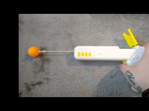 N&J Kelivi Cat Toy Gun，Interactive Cat Toys and Rebound Gun Toys for Kitten Cat Teaser Toys with Ball and Feat