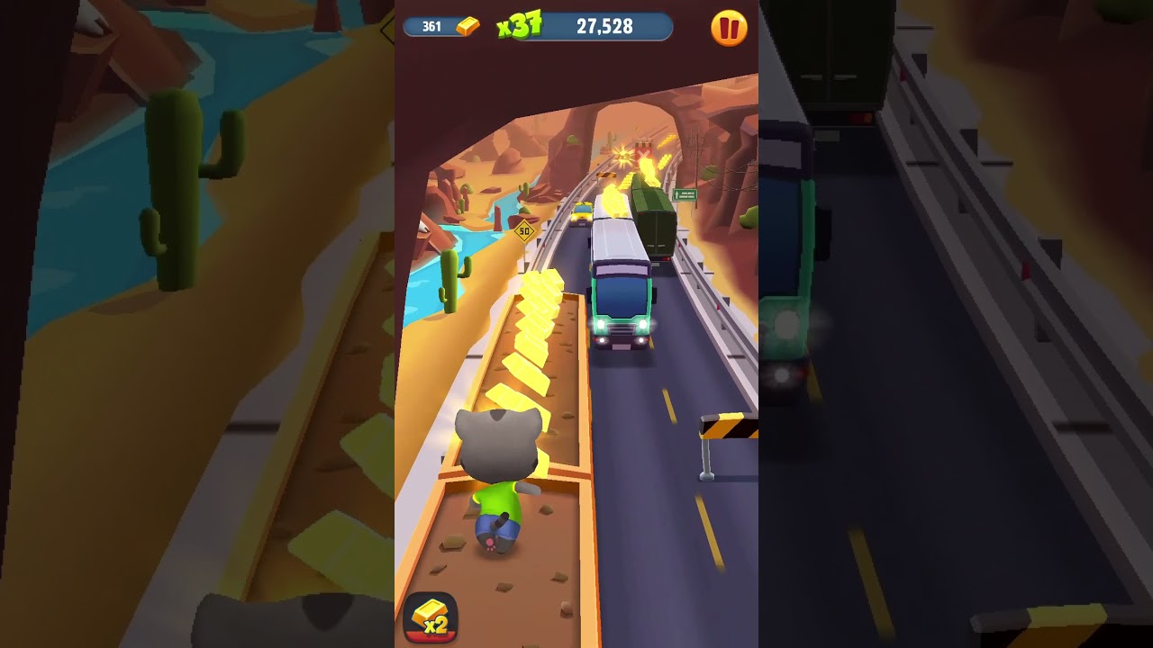 Video Game  Talking Tom Gold Run SHORTS Series Ep 34