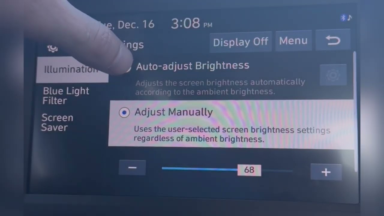 How to change your Hyundai Screen Brightness