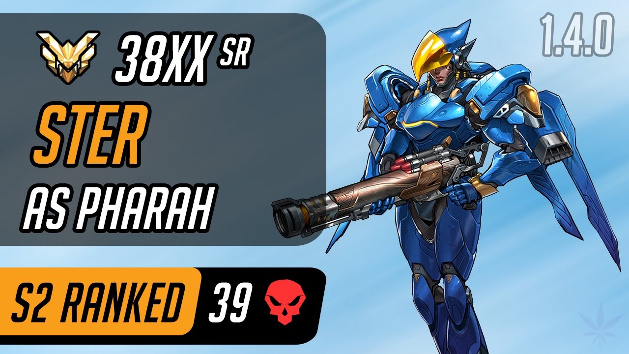 Ster as Pharah, Symmetra & Hanzo in King's Row [Season 2 - Master - 39 eliminations]