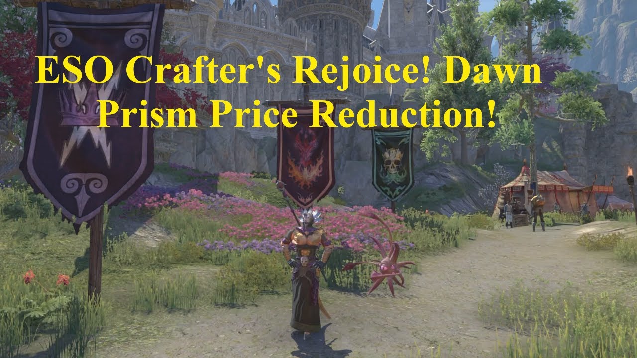ESO Crafter's Rejoice Dawn Prism Price Reduction YouTube