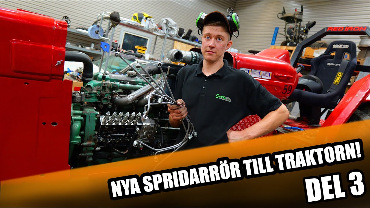 RED IRON - Traktorn får nya spridarrör! Del 3