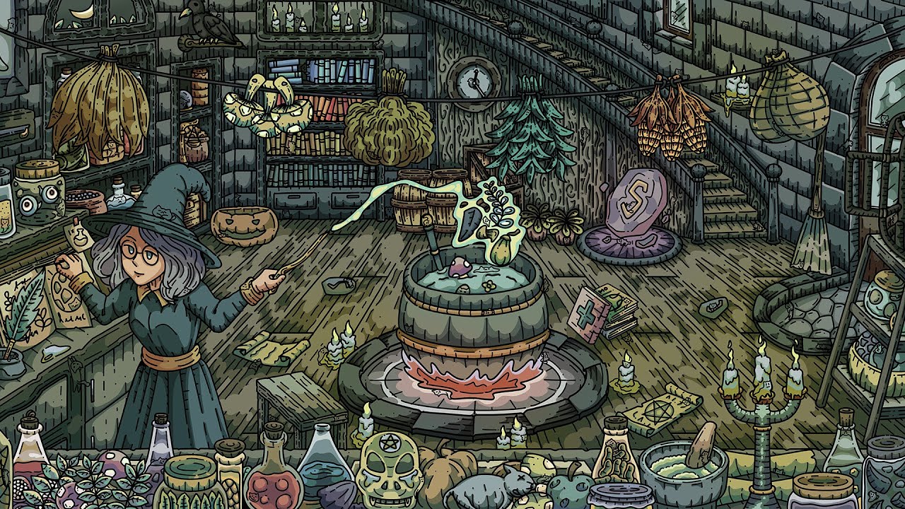 100 кошек-ведьм - мини-игра на поиск предметов