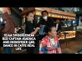 Team Spidervenom Red Captain America Feat Ironspider Girls Dance in caffe Real life