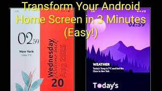 Transform Your Android Home Screen in 3 Minutes (Easy!)