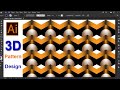 3D Pattern Design in Adobe Illustrator | Easy Tutorial for Beginners | Education & Skill Academy