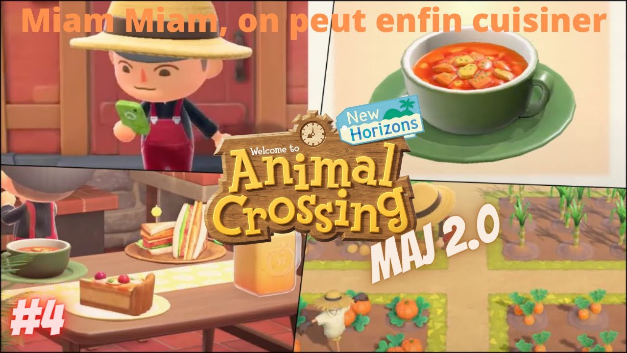 ACNH MAJ 2.0 #4 Comment cuisiner, je te dis tout pour réaliser tes ...