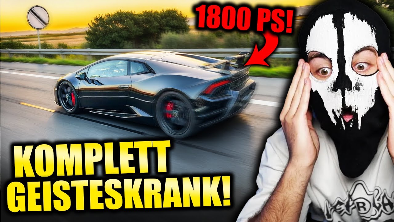1800PS LAMBO: Selbst SCHÄFCHEN bekommt ANGST😰