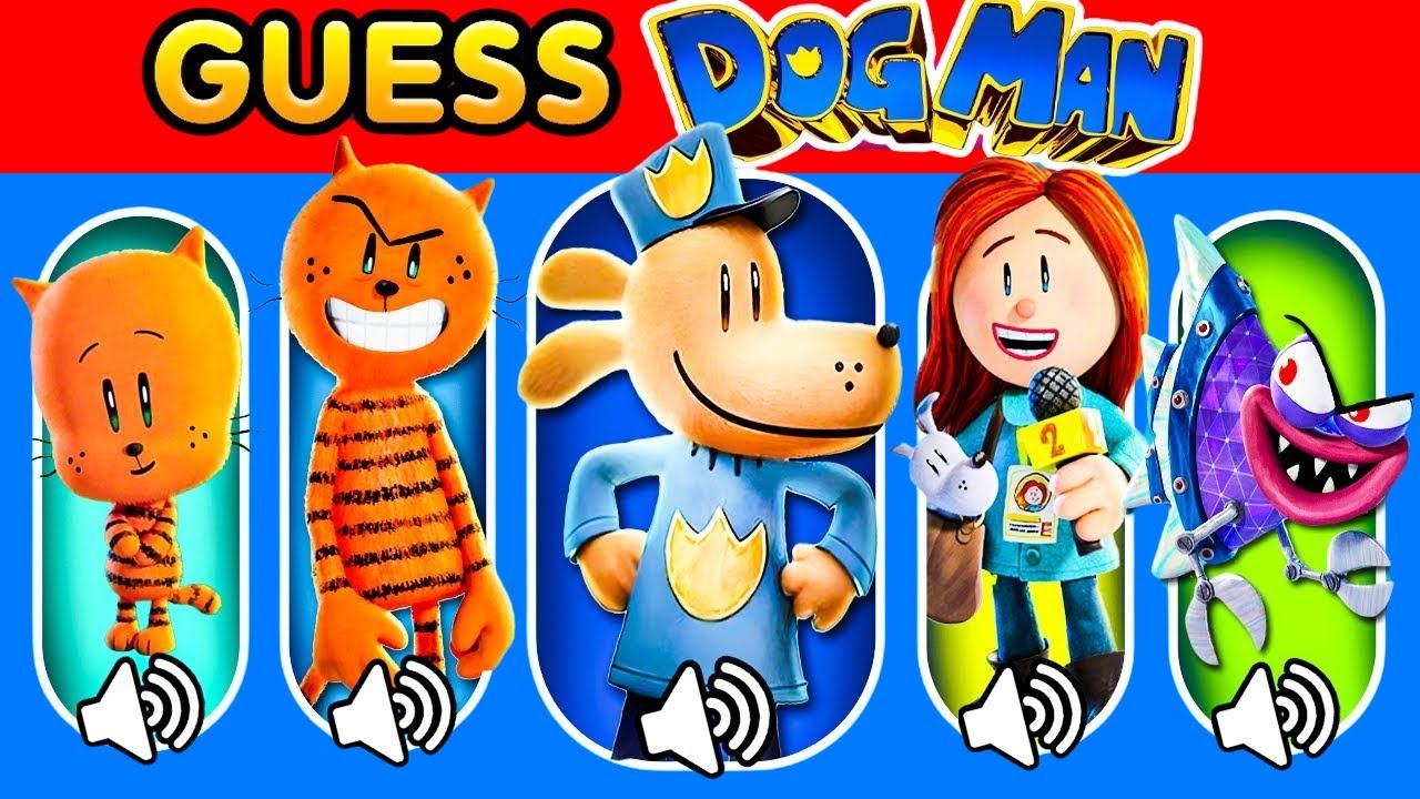 Only 1% Can Guess the DOG MAN Character by Voice | Guesser Quiz