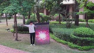 LED vision flag for stage performances and advertising ideas